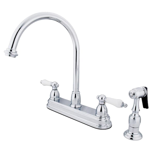Restoration Centerset Kitchen Faucet, Chrome